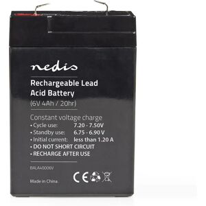 Batería UPS Nedis BALA45006V - Plomo-ácido, 6 V, 4500 mAh Batería UPS Nedis BALA45006V - Plomo-ácido, 6 V, 4500 mAh