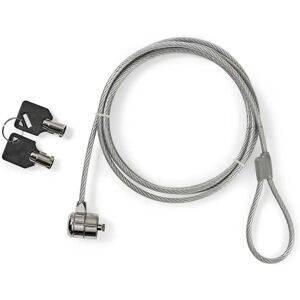 Cadenas câble Nedis NBLKK1002ME - Argent Cadenas câble Nedis NBLKK1002ME - Argent