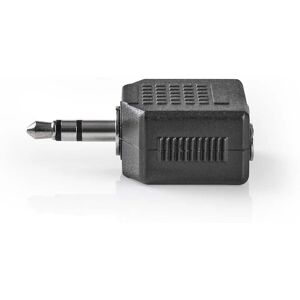 Nedis Audio-Adapter - 3,5mm Stereo-Splitter - Schwarz Nedis Audio-Adapter - 3,5mm Stereo-Splitter - Schwarz