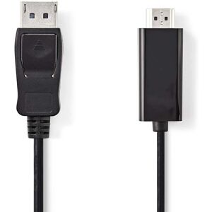 Nedis DisplayPort Kabel - 2m - 4K@30Hz - Zwart - Video Kabeladapter Nedis DisplayPort Kabel - 2m - 4K@30Hz - Zwart - Video Kabeladapter