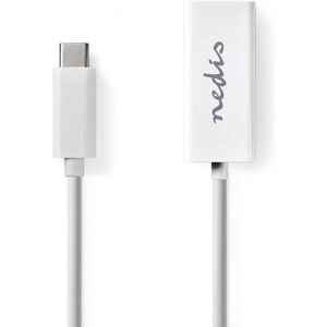 Adaptador inalámbrico Nedis USB-C a RJ45 - 1 Gbps - Cable de red Adaptador inalámbrico Nedis USB-C a RJ45 - 1 Gbps - Cable de red