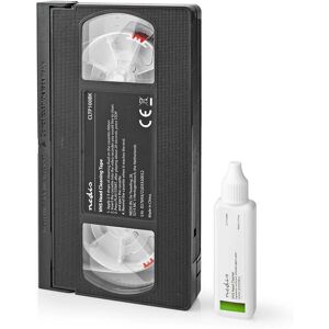 Nedis CLTP100BK Cleaning Tape - VHS Head Cleaner Nedis CLTP100BK Cleaning Tape - VHS Head Cleaner