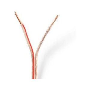 Nedis Lydkabel 15m - Stereo, Transparent, Rund Nedis Lydkabel 15m - Stereo, Transparent, Rund