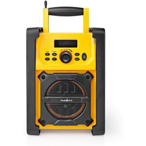 Nedis Wireless Worksite Radio - Digital, Yellow, 15W - FM Bluetooth Nedis Wireless Worksite Radio - Digital, Yellow, 15W - FM Bluetooth