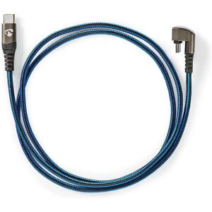 Nedis USB Cable - 2m - USB-C to USB-C - Black, Blue - USB 3.2 Gen 1 Nedis USB Cable - 2m - USB-C to USB-C - Black, Blue - USB 3.2 Gen 1