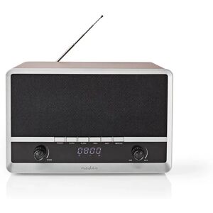 Nedis Tragbares Digitalradio - Schwarz, Braun - FM/AM Bluetooth Stereo Nedis Tragbares Digitalradio - Schwarz, Braun - FM/AM Bluetooth Stereo