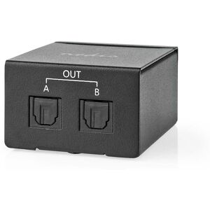 Divider audio TosLink negru Nedis - Divider audio Divider audio TosLink negru Nedis - Divider audio