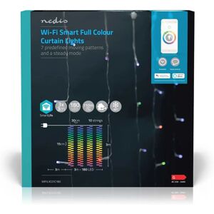 Luzes de Cortina LED RGB Nedis SmartLife - 3m Interior/Exterior Luzes de Cortina LED RGB Nedis SmartLife - 3m Interior/Exterior