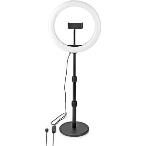 Nedis 10 tuuman rengasvalo - 120 LED, Säätöjalusta, USB Nedis 10 tuuman rengasvalo - 120 LED, Säätöjalusta, USB