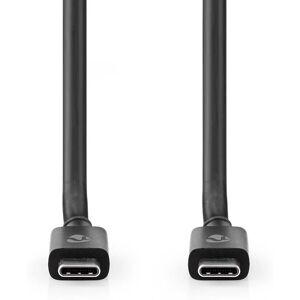 Nedis USB-C Kaapeli - 1m - Musta - Tukee 40Gbps & 8K Nedis USB-C Kaapeli - 1m - Musta - Tukee 40Gbps & 8K