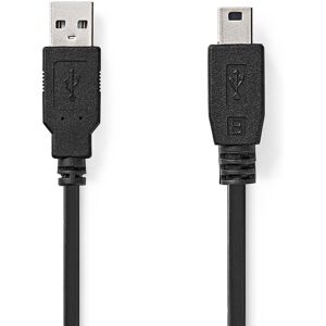 Nedis USB-kaapeli - 3m - USB 2.0 - Musta Nedis USB-kaapeli - 3m - USB 2.0 - Musta