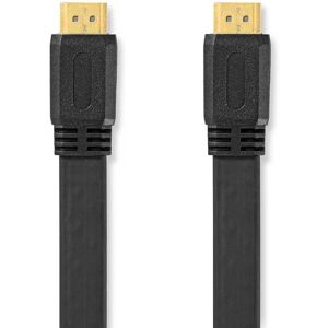 Nedis HDMI-kabel - 2m - Sort - Højhastighed med Ethernet Nedis HDMI-kabel - 2m - Sort - Højhastighed med Ethernet