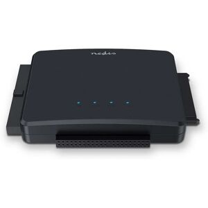 Nedis USB 3.2 Gen 1 SATA/IDE Hard Drive Adapter - Black Nedis USB 3.2 Gen 1 SATA/IDE Hard Drive Adapter - Black