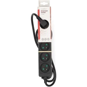 Nedis Regleta 3680W 16A Negra - Enchufes Múltiples Nedis Regleta 3680W 16A Negra - Enchufes Múltiples