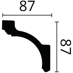 NMC Z20-box Cornice moulding - White - 40m NMC Z20-box Cornice moulding - White - 40m