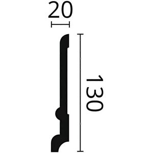 NMC White Skirting - Modern 24m WallStyl HDPS NMC White Skirting - Modern 24m WallStyl HDPS