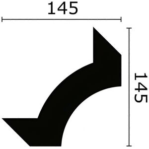 NMC ARSTYL Z103 Corner set - 14.5cm lightweight, sturdy foam NMC ARSTYL Z103 Corner set - 14.5cm lightweight, sturdy foam