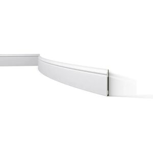 NMC Wallstyl Flex Skirting - White, 200cm, Model FL2 NMC Wallstyl Flex Skirting - White, 200cm, Model FL2