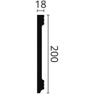 NMC Wallstyl FD20S-box White 12m Skirting Boards NMC Wallstyl FD20S-box White 12m Skirting Boards