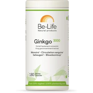 Be-Life Ginkgo 3000 Complément alimentaire - Supplément diététique - Publicité Be-Life Ginkgo 3000 Complément alimentaire - Supplément diététique - Publicité