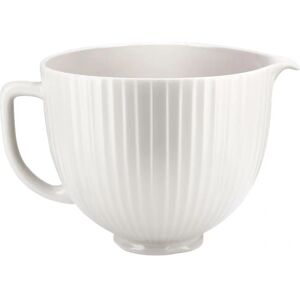 KitchenAid White Ceramic 4.8L Mixer Bowl - Ceramic, Microwave Safe KitchenAid White Ceramic 4.8L Mixer Bowl - Ceramic, Microwave Safe
