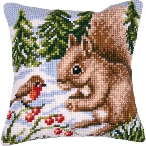 Vervaco Almohada decorativa - Kit de punto de cruz - 40x40cm Vervaco Almohada decorativa - Kit de punto de cruz - 40x40cm