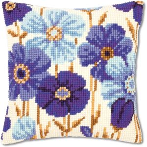 Vervaco PN-0148429 Blau Kreuzstich Kissen - Stickset Vervaco PN-0148429 Blau Kreuzstich Kissen - Stickset