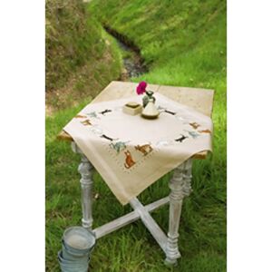 Vervaco PN-0148429 pro 0148520 Embroidery Kit - Cotton Tablecloth for Kids Vervaco PN-0148429 pro 0148520 Embroidery Kit - Cotton Tablecloth for Kids