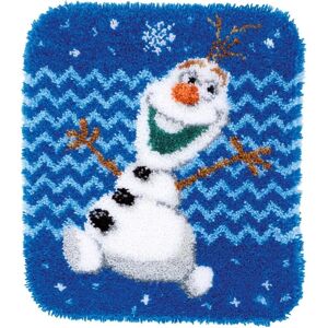Vervaco Olaf Frozen Alfombra Kit - Manualidad Para Niños Vervaco Olaf Frozen Alfombra Kit - Manualidad Para Niños