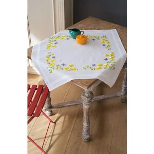 Vervaco Baumwoll Stickdecke - 80x80cm Vervaco Baumwoll Stickdecke - 80x80cm