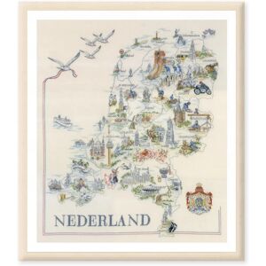 Vervaco Ivoor Kruissteekset - 66x69cm - Kruissteekset Vervaco Ivoor Kruissteekset - 66x69cm - Kruissteekset