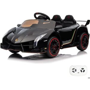 Coche eléctrico infantil Lamborghini Veneno - Negro - 12V 4x4 - Seguridad primero Coche eléctrico infantil Lamborghini Veneno - Negro - 12V 4x4 - Seguridad primero