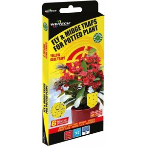 Piège de pot Weitech Jaune - Trappe pour moustiques et mouches - Publicité Piège de pot Weitech Jaune - Trappe pour moustiques et mouches - Publicité