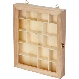 Artemio VIVT2328 Vitrina - Madera, Beige, 23 x 28 x 4 cm Artemio VIVT2328 Vitrina - Madera, Beige, 23 x 28 x 4 cm