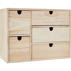 Artemio Wooden Drawer Storage - 5 Drawers - 35x15x26 cm - Furniture Artemio Wooden Drawer Storage - 5 Drawers - 35x15x26 cm - Furniture