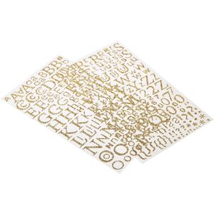 Artemio Goud Glitter Alfabetstickers - 300 letters & symbols Artemio Goud Glitter Alfabetstickers - 300 letters & symbols