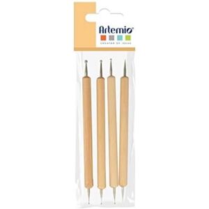 Set di 4 strumenti per embossing Artemio - Scrapbooking, Argilla, Metallo Set di 4 strumenti per embossing Artemio - Scrapbooking, Argilla, Metallo
