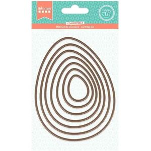 Artemio Set Eggs - Cutting Dies - Egg Shape - Scrapbooking Artemio Set Eggs - Cutting Dies - Egg Shape - Scrapbooking