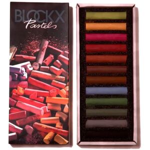 BlockX Craies Pastel - 12 Couleurs Foncées - Publicité BlockX Craies Pastel - 12 Couleurs Foncées - Publicité