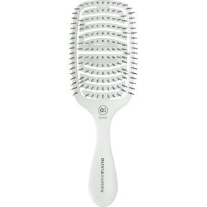 Olivia Garden Essential Care Flex Medium Hair Bristles - Hairbrush - Ice White Olivia Garden Essential Care Flex Medium Hair Bristles - Hairbrush - Ice White