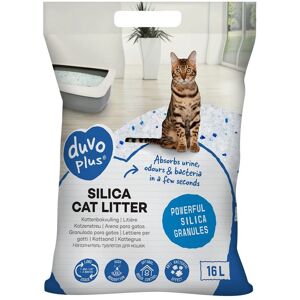 Litière Silice Premium Duvo+ Classique - Contrôle Odeurs & Humidité - Publicité Litière Silice Premium Duvo+ Classique - Contrôle Odeurs & Humidité - Publicité