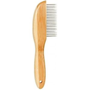 Peigne écologique en bambou Duvo+ - 21 cm, 21 dents - Outil de toilettage pour animaux - Publicité Peigne écologique en bambou Duvo+ - 21 cm, 21 dents - Outil de toilettage pour animaux - Publicité