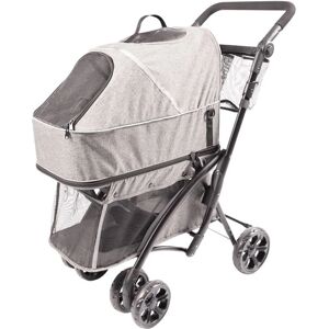 Poussette pour animaux Duvoplus - Cadre en acier, Imperméable, 15kg Max - Publicité Poussette pour animaux Duvoplus - Cadre en acier, Imperméable, 15kg Max - Publicité