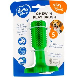Jouet à mâcher et brosse à dents pour chiens Duvoplus - S 12x7,6x7,6cm - Publicité Jouet à mâcher et brosse à dents pour chiens Duvoplus - S 12x7,6x7,6cm - Publicité