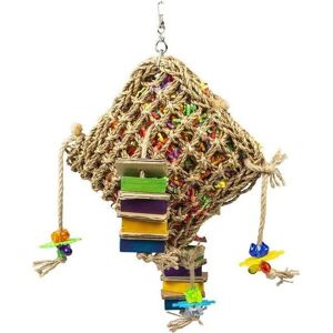 Duvo+ Jouet pour Oiseaux Sac d'Encas en Herbe Marine - Publicité Duvo+ Jouet pour Oiseaux Sac d'Encas en Herbe Marine - Publicité