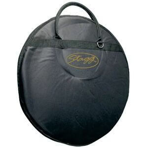 Stagg CY22 Cymbal Bag - 22-inch Black with Gold Logo Stagg CY22 Cymbal Bag - 22-inch Black with Gold Logo