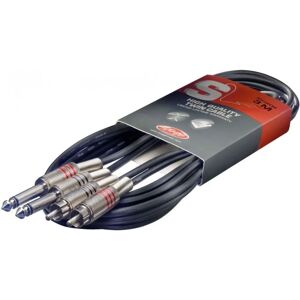 Stagg Stc Dual Mono Jack to RCA Cable - 3m Black Stagg Stc Dual Mono Jack to RCA Cable - 3m Black