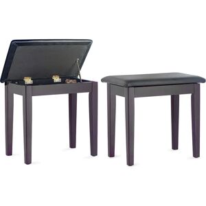Stagg Piano Bench PBF23 RWM SBK - Piano bench with music sheet compartment Stagg Piano Bench PBF23 RWM SBK - Piano bench with music sheet compartment