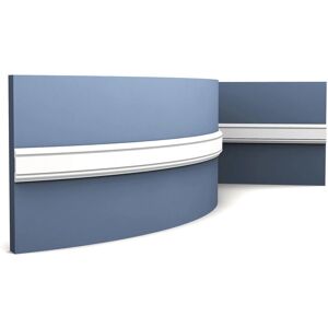 Orac Decor AXXENT White Flexible Moulding - Wall Panel Style Orac Decor AXXENT White Flexible Moulding - Wall Panel Style