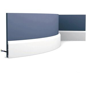 Zócalo Flexible Orac Decor SX183F - Perfil moderno para paredes Zócalo Flexible Orac Decor SX183F - Perfil moderno para paredes